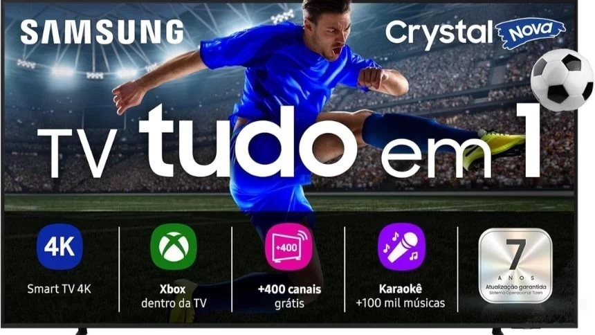 Samsung Smart TV 65" Crystal UHD 4K U8100F 2025: Review Completo e Detalhado